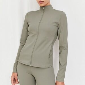 Aritzia | Zip up, mock neck jacket